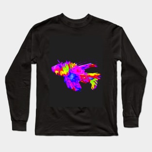 Abstract Lion Fish Long Sleeve T-Shirt